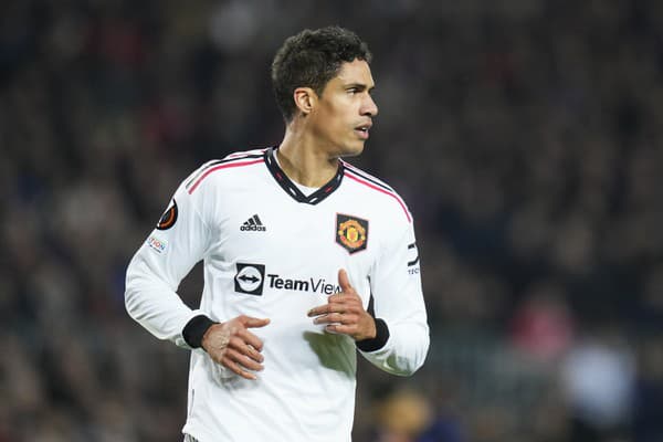 Francúzsky futbalista Raphael Varane v drese Manchestru United.