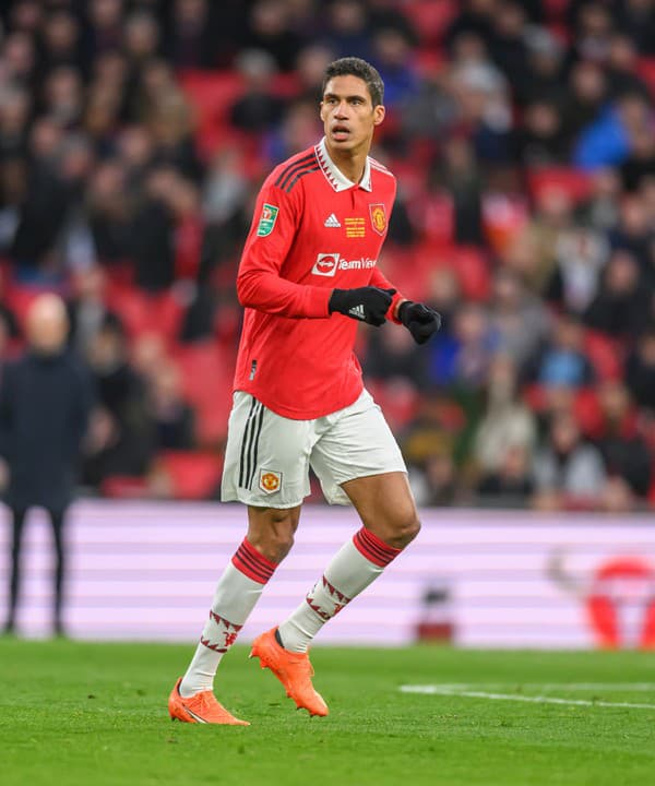 Francúzsky futbalista Raphael Varane v drese Manchestru United.