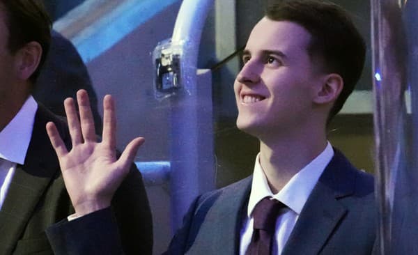 Na archívnej snímke z 13. októbra 2022 ruský hokejista Rodion Amirov, ktorého si klub zámorskej NHL Toronto Maple Leafs vybral v roku 2020 v prvom kole draftu.