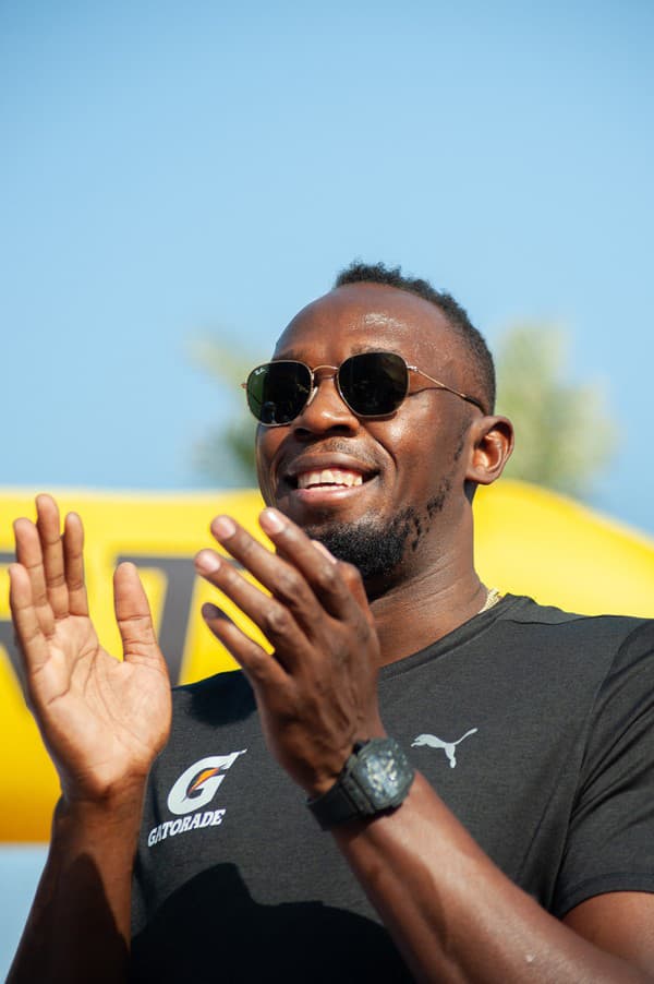 Bývalý jamajský šprintér Usain Bolt.