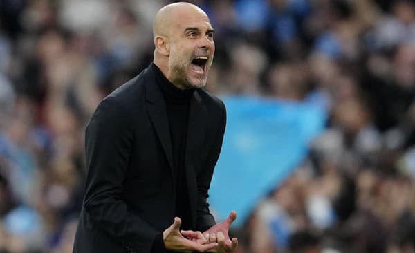 Kouč anglického Man City Pep Guardiola