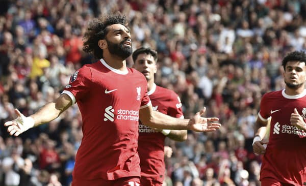 Egyptský futbalista Mohamed Salah.