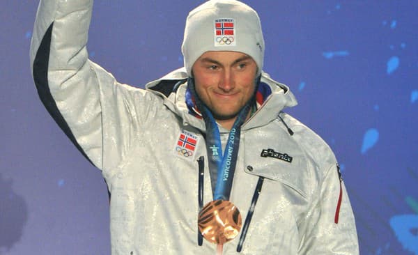 Petter Northug s bronzovou medailou zo ZOH 2010 vo Vancouveri 