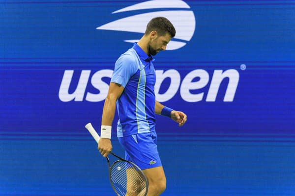 Novak Djokovič na US Open 2023.