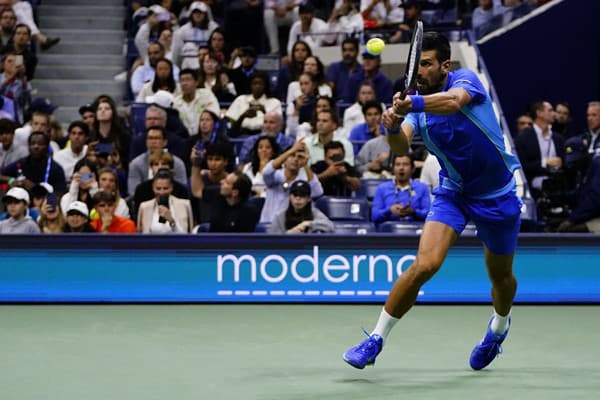 Novak Djokovič sa v treťom kole US Open poriadne vytrápil.