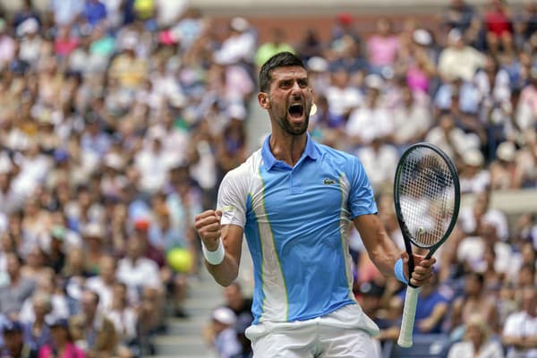 Novak Djokovič sa na US Open stal prvým semifinalistom.