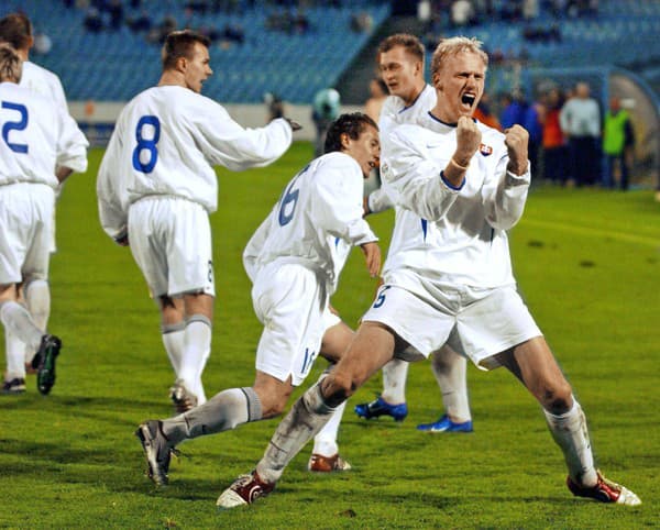 Slováci vybojovali v 2005 proti Portugalsku dobrý výsledok