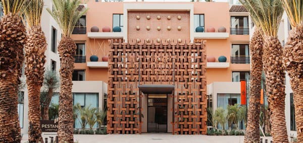 Hotel Cristiana Ronalda v marockom Marakéši.