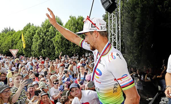 Slovenský cyklista Peter Sagan.