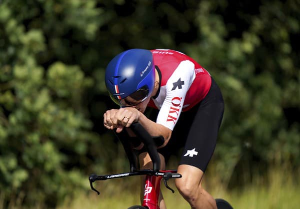 Švajčiarsky cyklista Stefan Küng. 