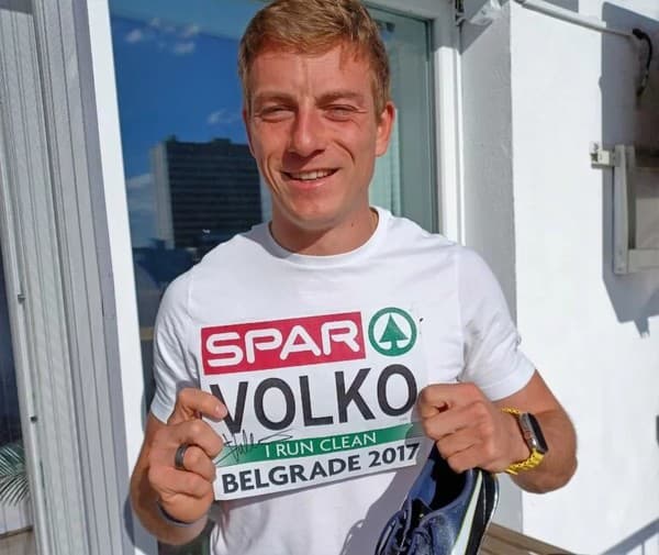 Šprintér Ján Volko. 