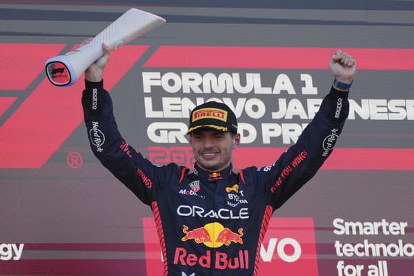 Max Verstappen sa teší z ďalšieho triumfu.