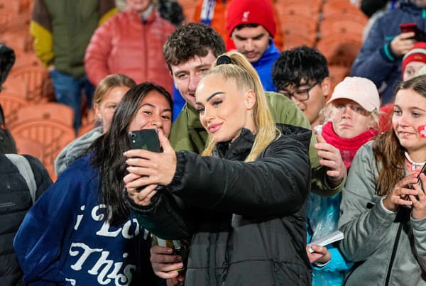 Švajčiarska futbalistka Alisha Lehmannová.