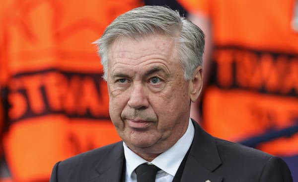 Taliansky tréner Carlo Ancelotti.