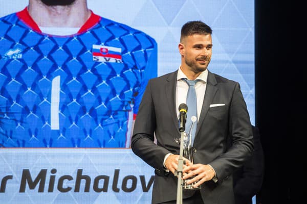 Na snímke halový volejbalista roka 2022 Peter Michalovič.