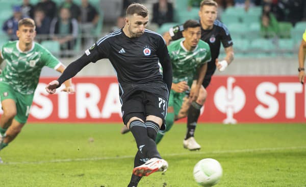 Aleksandar Čavrič v zápase proti Ľubľane.