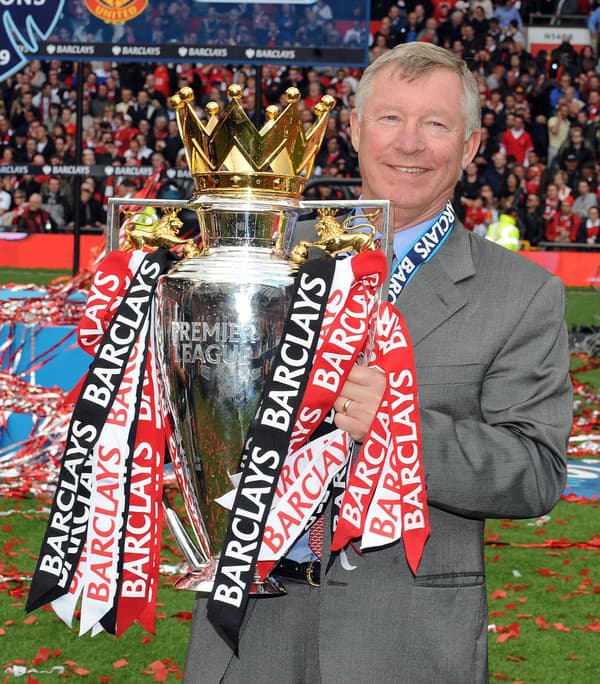 Legendárny tréner sir Alex Ferguson.