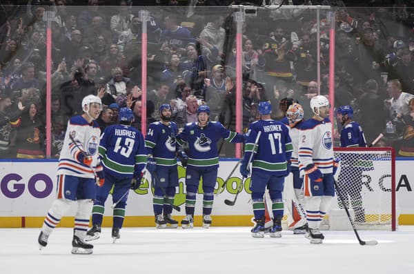 Štvorgólový večer zaznamenal útočník Vancouveru Brock Boeser.