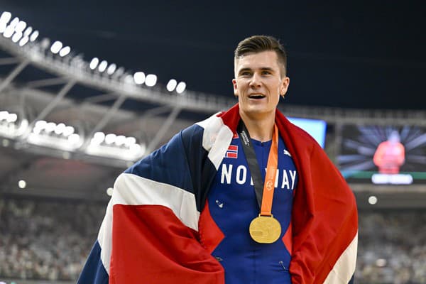 Nórsky atlét Jakob Ingebrigtsen.