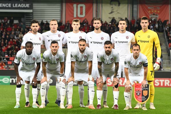 Spartak Trnava pred zápasom proti Nordsjaellandu.