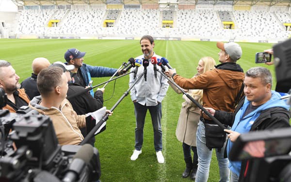 Na snímke nový tréner FC Košice Ján Kozák ml. na štadióne v Košiciach.