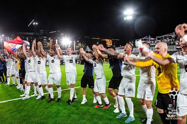 Slovenskí reprezentanti na MS v malom futbale.