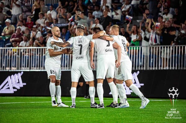 Slovenskí reprezentanti na MS v malom futbale.