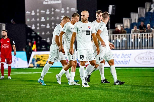 Slovenskí reprezentanti na MS v malom futbale.