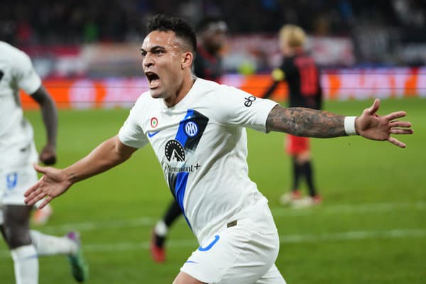 Lautaro Martinez (Inter) sa raduje po góle