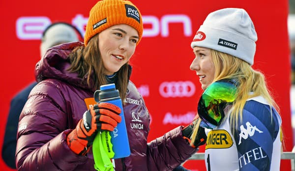 Petra Vlhová a Mikaela Shiffrinová.