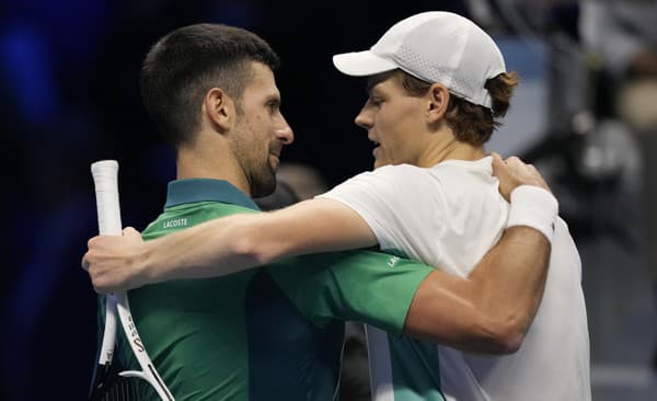 Novak Djokovič a Jannik Sinner.