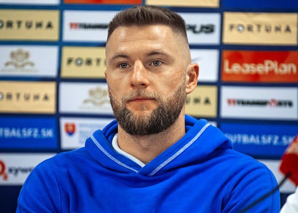 Líder obrany slovenskej reprezentácie Milan Škriniar. 