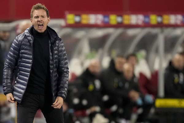 Tréner nemeckej futbalovej reprezentácie Julian Nagelsmann.