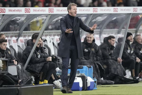 Tréner nemeckej futbalovej reprezentácie Julian Nagelsmann.