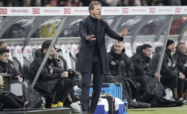 Tréner nemeckej futbalovej reprezentácie Julian Nagelsmann.