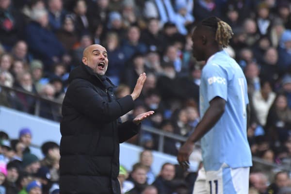 Tréner Man City Pep Guardiola.