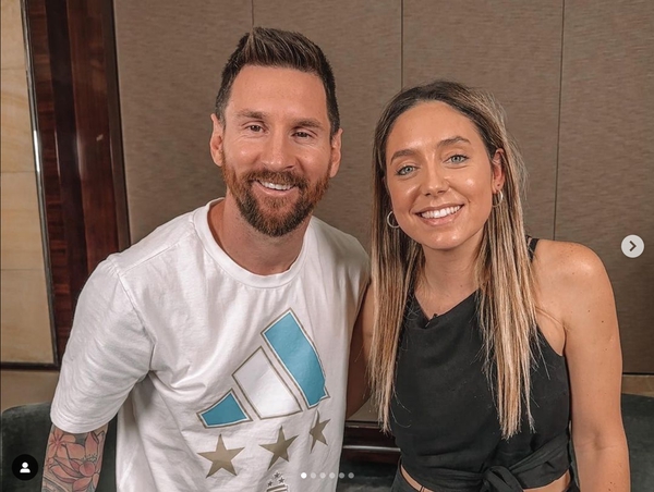 Sofi Martinezová a Lionel Messi