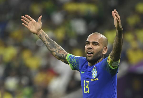 Futbalová legend Brazílie a Barcelony Dani Alves.