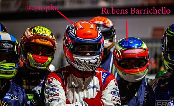 Ocitol sa v silnej konkurencii pretekárov, kde bol aj hviezdny Rubens Barrichello.