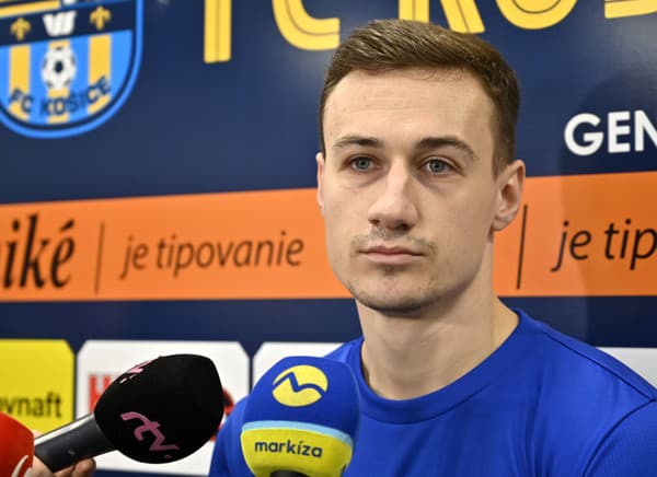 Na snímke obranca FC Košice Dominik Kružliak.