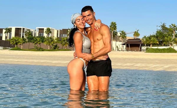 Georgina a Cristiano Ronaldo. 