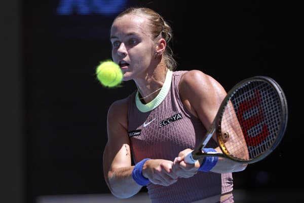 Anna-Karolína Schmiedlová na Australian Open 2024.