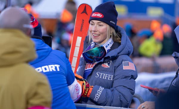 Americká lyžiarka Mikaela Shiffrinová.