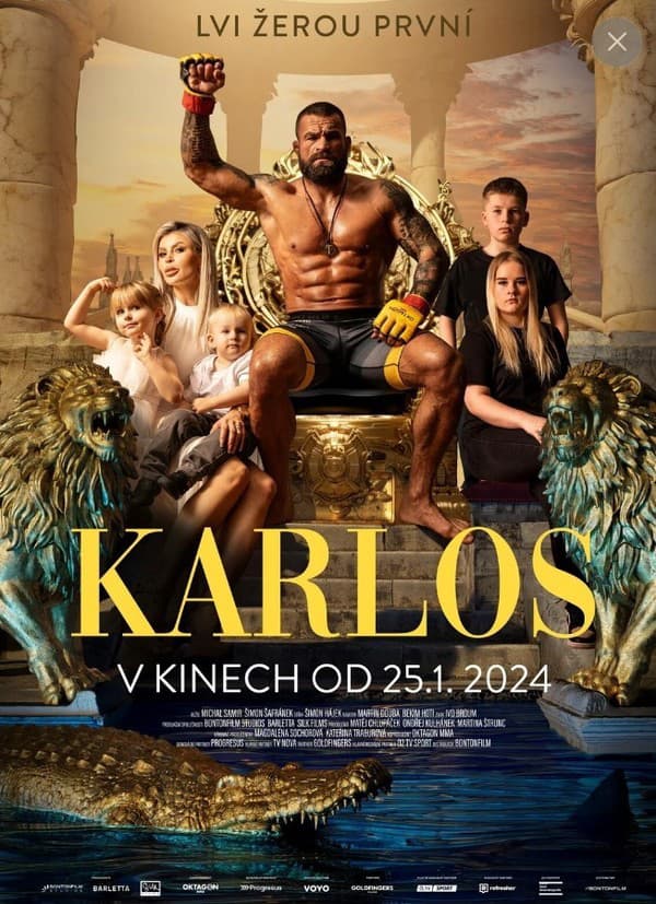 Karlos Vémola na plagáte k filmu ukázal všetky svoje deti.