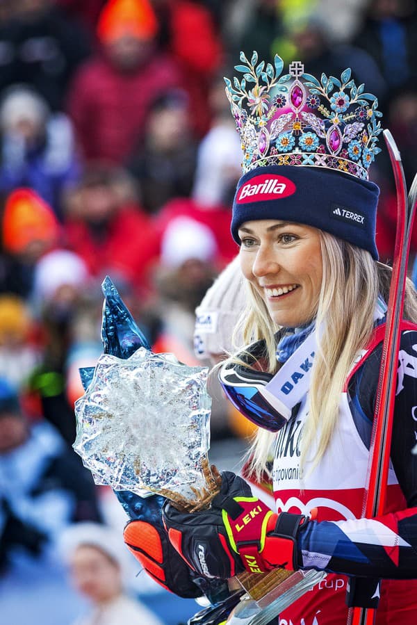 Mikaela Shiffrinová stráca Gutovú-Behramiovú už 205 bodov.