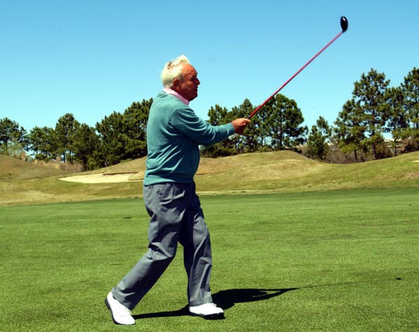 Legendárny golfista Arnold Palmer.