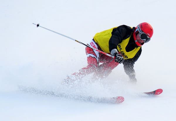 Na snímke slovenský reprezentant v paraalpskom lyžovaní, Marek Kubačka.