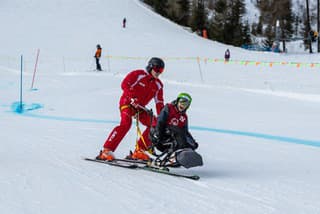 Zimné národné hry Špeciálnych olympiád Slovensko, na snímke Michal Dolinský