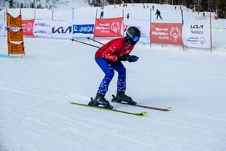 Zimné národné hry Špeciálnych olympiád Slovensko, na snímke Michaela Oravcová