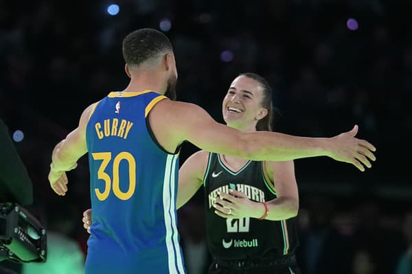 Stephen Curry a Sabrina Ionescu